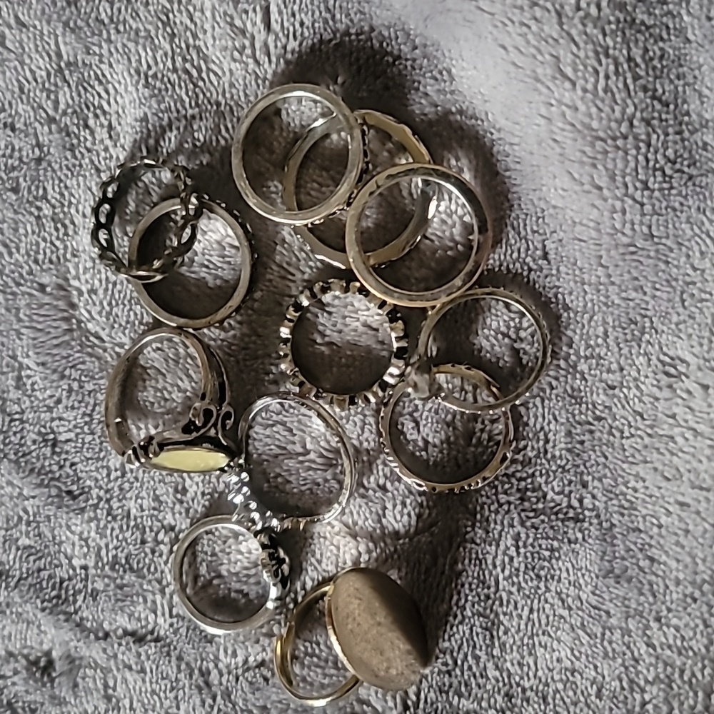 12 piece ring lot  **